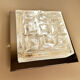 Sculptural Wall Lamp Vintage 60s, Glass and Chrome