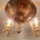 Venetian chandelier from Murano in smoked glass