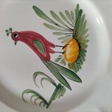 Set of 3 vintage Sainte-Radegonde earthenware plates