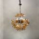 Lustre Spoutnik en verre de Murano