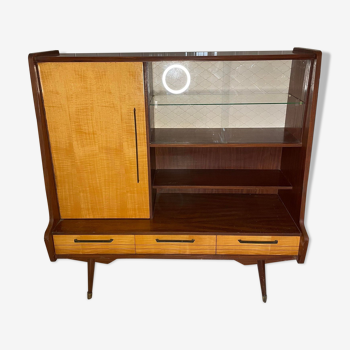 Dresser vintage Scandinavian design 60s-70s feet compass