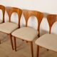 6 x dining chair | Koefoeds Hornslets | Niels Koefoed | Model Peter | Teak