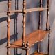 19th century molded mahogany wall shelf Louis-Philippe