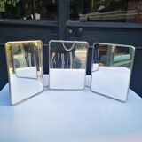 Tryptic barber mirror 1960 58x24cm