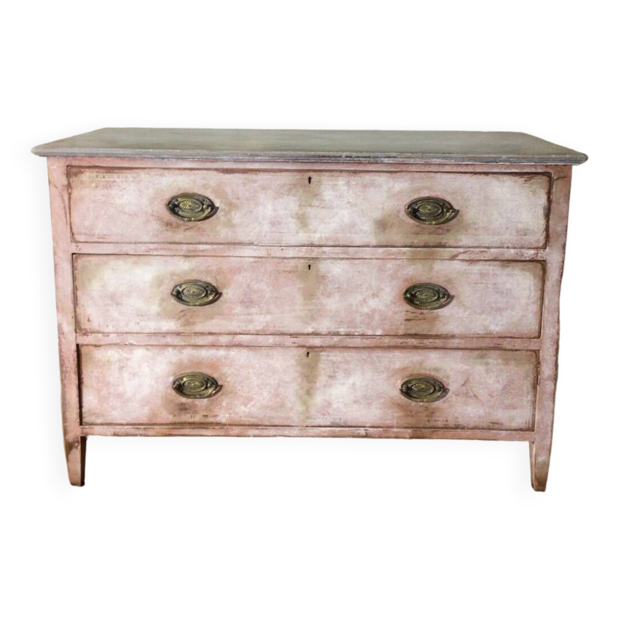 Early 20th century chest of drawers with old-fashioned patina