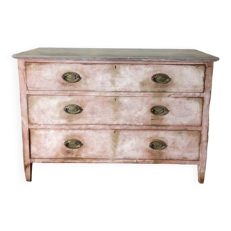 Early 20th century chest of drawers with old-fashioned patina