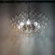 Vintage Italian Crystal Chandelier 8 Lights