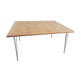 Natural wood table