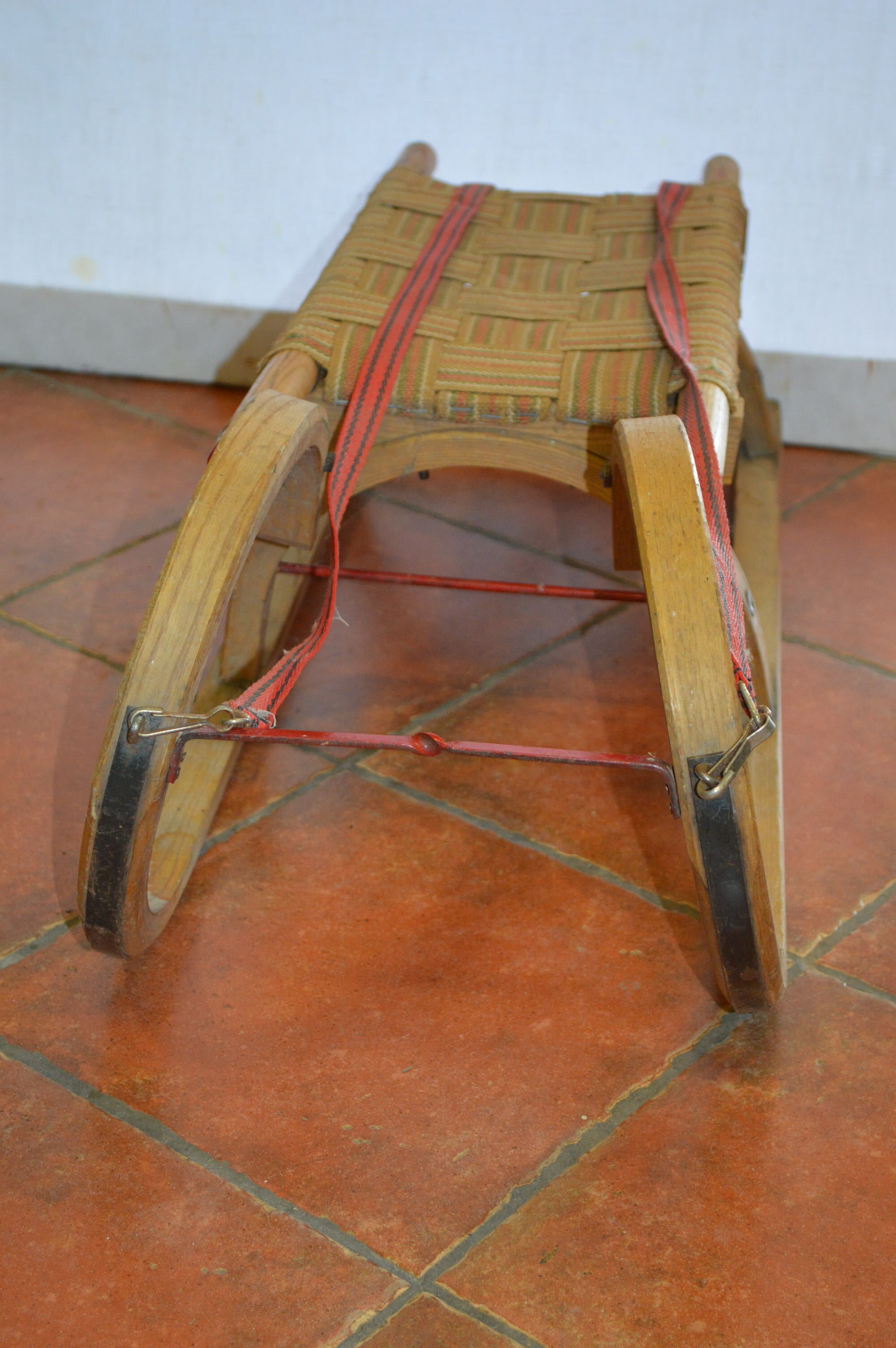 Vintage wooden sledge