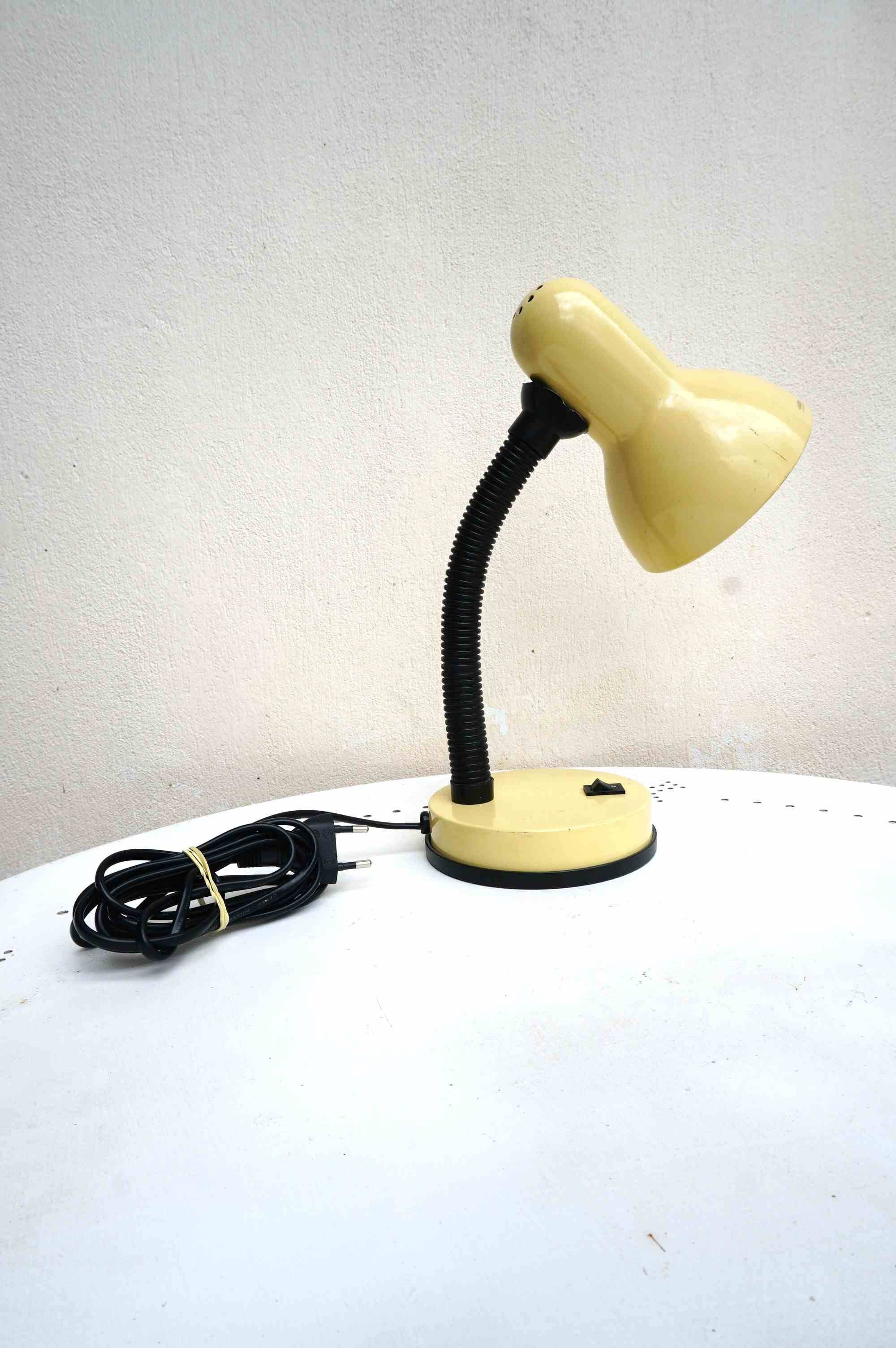 Metal desk lamp, 70s