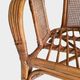 Pair of vintage rattan and cane armchairs – 1960s/70s Pair of f