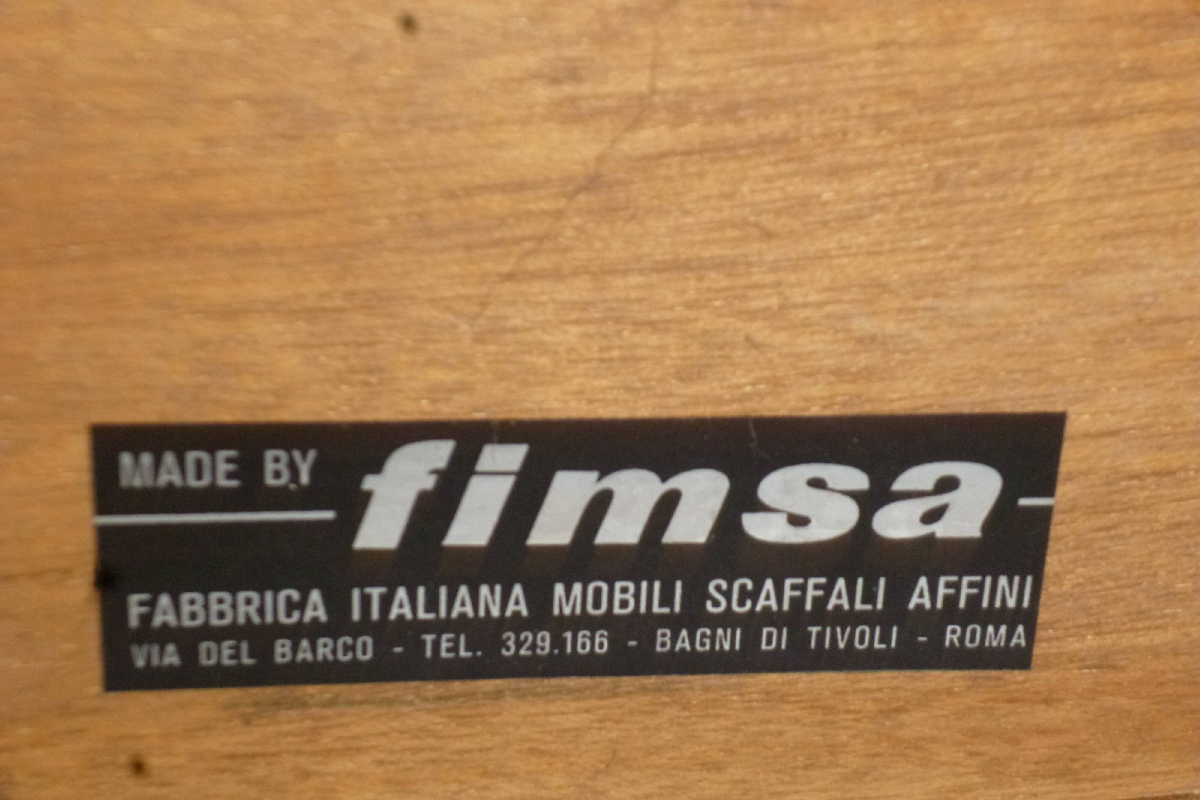 Meuble bureau design italien Fimsa, 1960