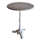 Table bistrot ronde en marbre