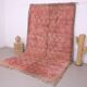 Pink Vintage Moroccan Rug 204 x 340 cm - Berber Wool Rug - Handmade Rug Boh