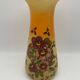 Legras Art Nouveau vase in enameled glass with flower decoration