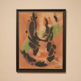 Abstract painting by Albert Coste