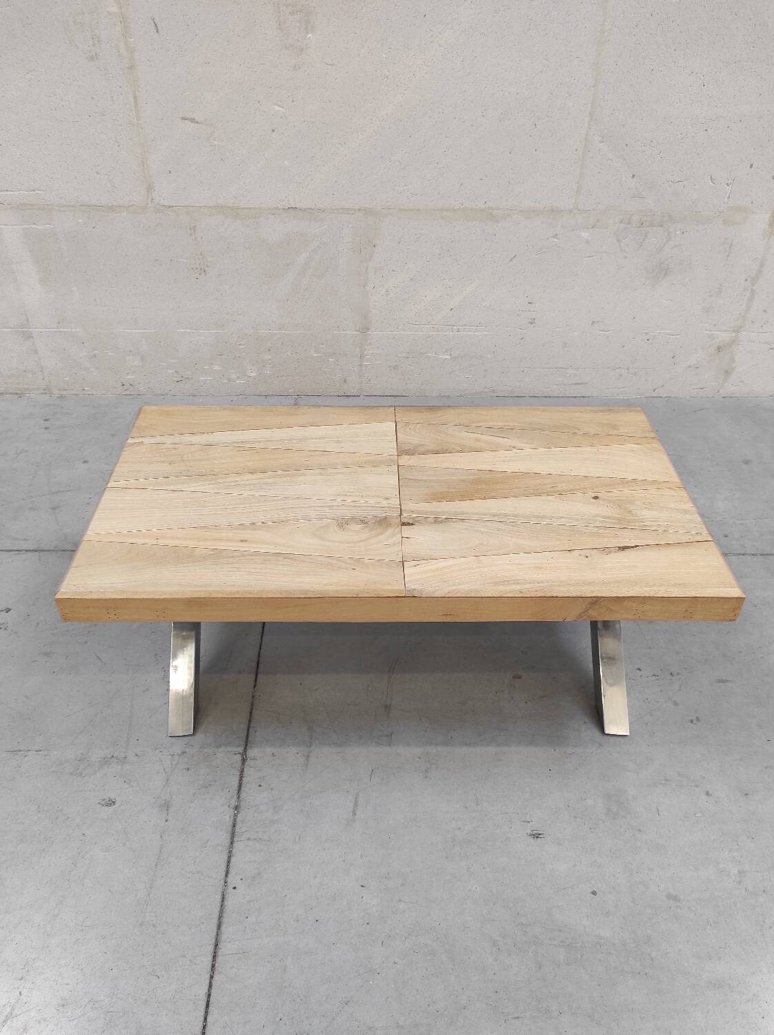 Mango wood coffee table, 90's
