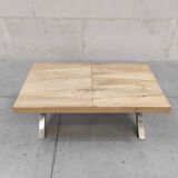 Table basse en manguier, 90's