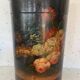 Box painted in half moon 20th century storage chest