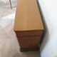 Old - Beautiful solid oak sideboard - 2 doors - 2 drawers in golden oak color