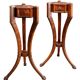 Paire de tables d'appoint trépied en palissandre, Angleterre, 19e siècle.