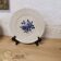 Keller Flat Plate - Guerin - Blue Flower Decoration