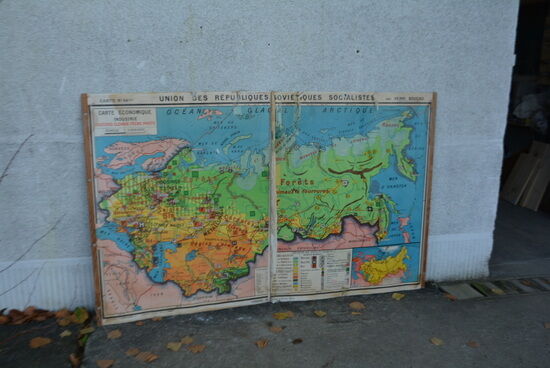 Lot of maps of ancient USSR geography