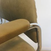 Vintage Biege Office Arm Chair from Kovona Model K-107, Czechoslovakia 1970’s