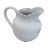 Creamer milk jar in white porcelain