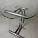 Vintage design chrome side table
