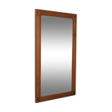 Scandinavian vintage rectangular mirror, 123x68 cm