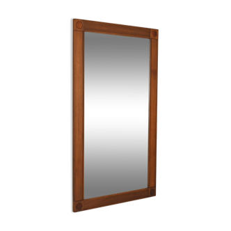 Scandinavian vintage rectangular mirror, 123x68 cm