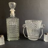 Carafe à whisky pointe de diamant, années 60