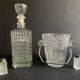 Diamond tip whisky decanter, 1960s