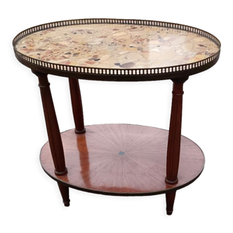 Table ancienne plateau style Louis XVl