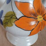 Ceramic vase or pitcher with Poët Laval floral motifs