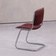 Vintage tubular steel dining chair, Italy, 1970’s