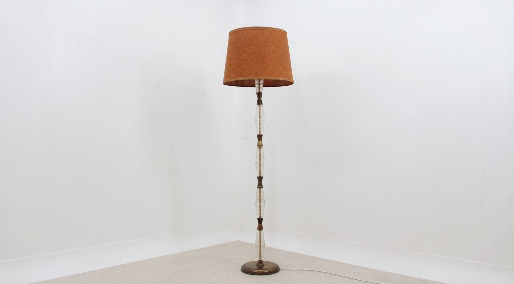 Lampadaire Ercole Barovier en verre des années 1940