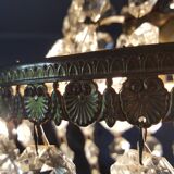 Hot air balloon chandelier with tassels