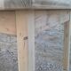 Table de ferme bois brut
