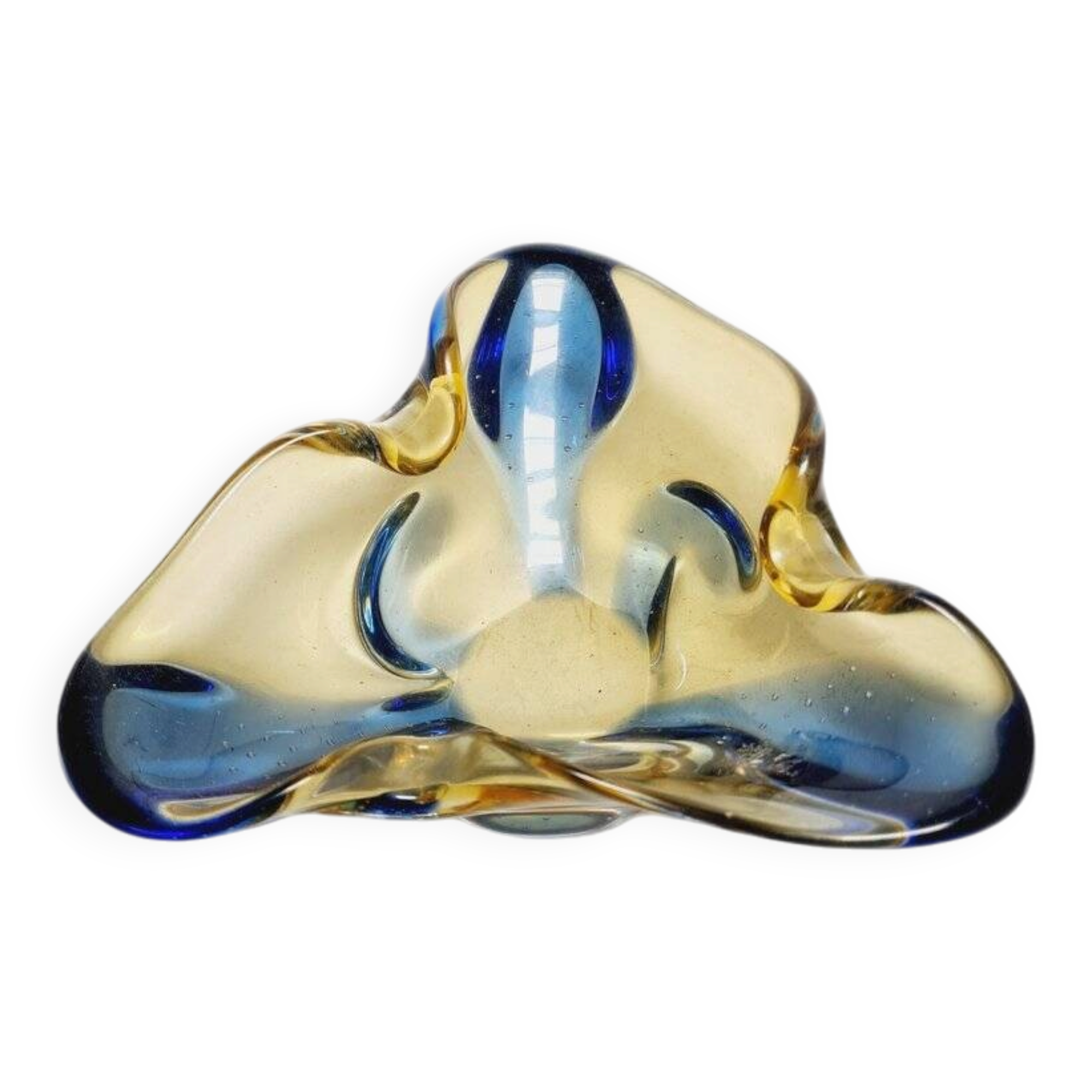 Czechoslovakian vase by Hanna Machanovska for Mstisov Glassworks, 1960s
