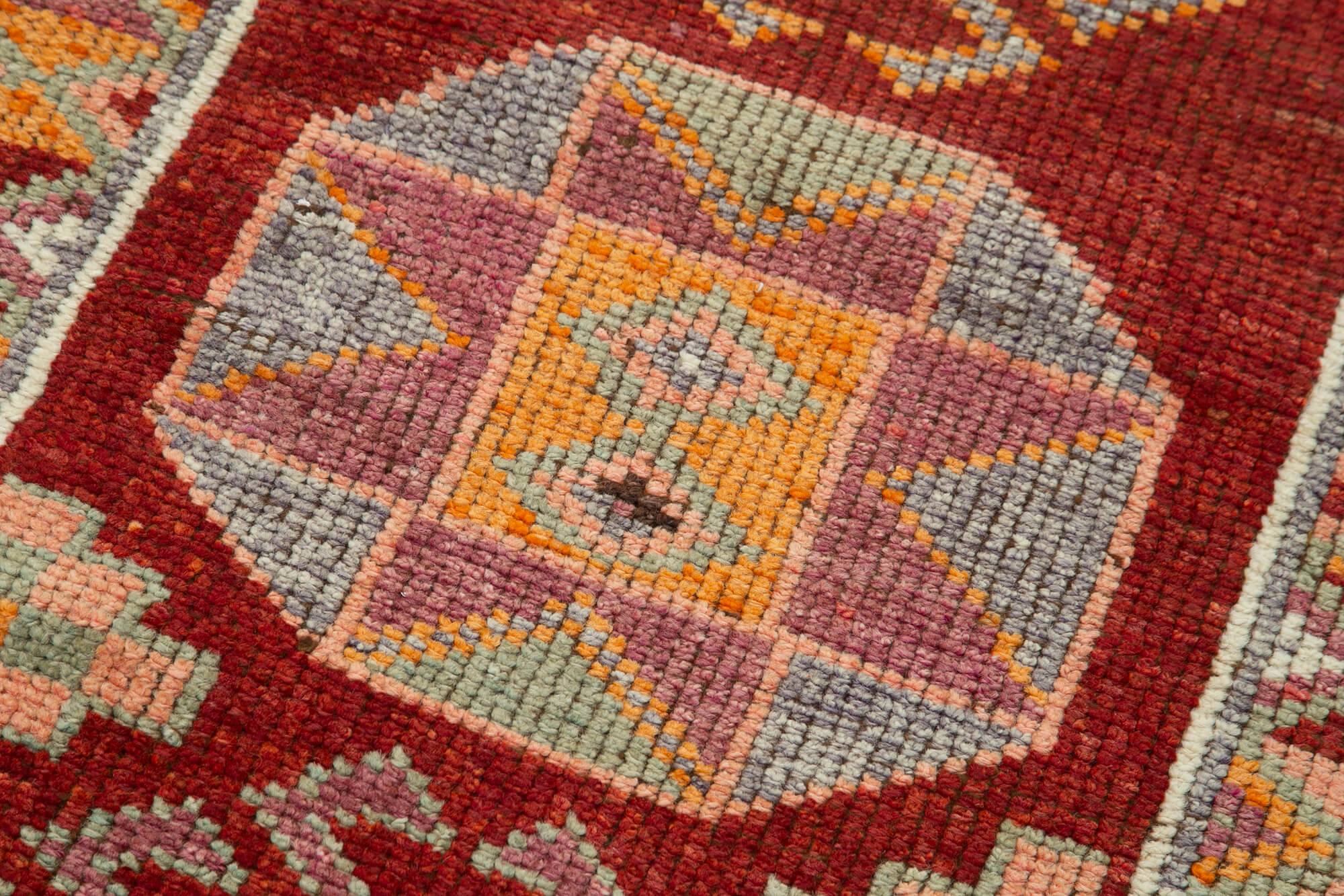 Handwoven Antique Anatolian Red Runner Rug 78 cm x 383 cm