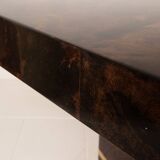 Table à manger Mod. 2007D par Willy Rizzo & Nucci Valsecchi pour Aldo Tura, 1970