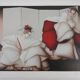Philippe Augé: Women in white dresses, original signed lithograph