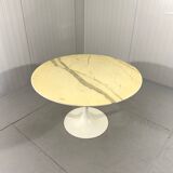 Round marble dining table with tulip foot 1960’s