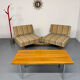 Vintage Daybed sofa bed design by Wilhelm Knoll model Stella from the 1960s.