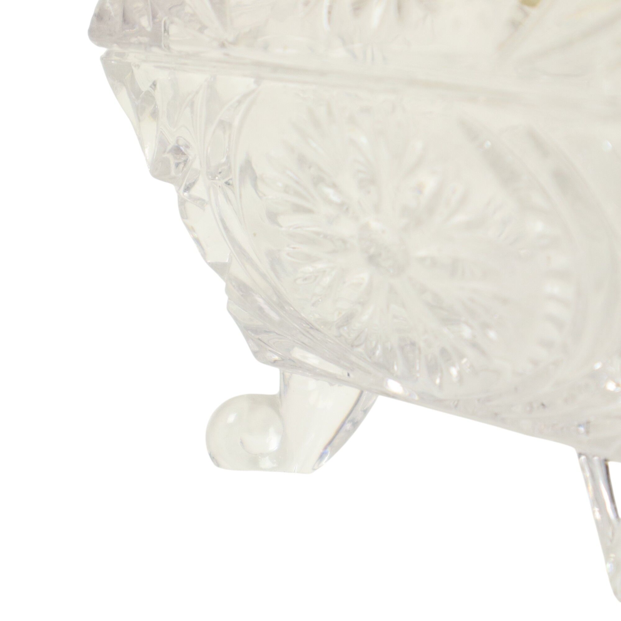 Vintage Crystal Bonbonniere Candy Dish West Germany