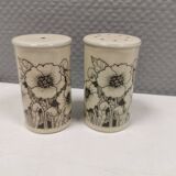 Beautiful salt and pepper set in porcelain from English Hornsea