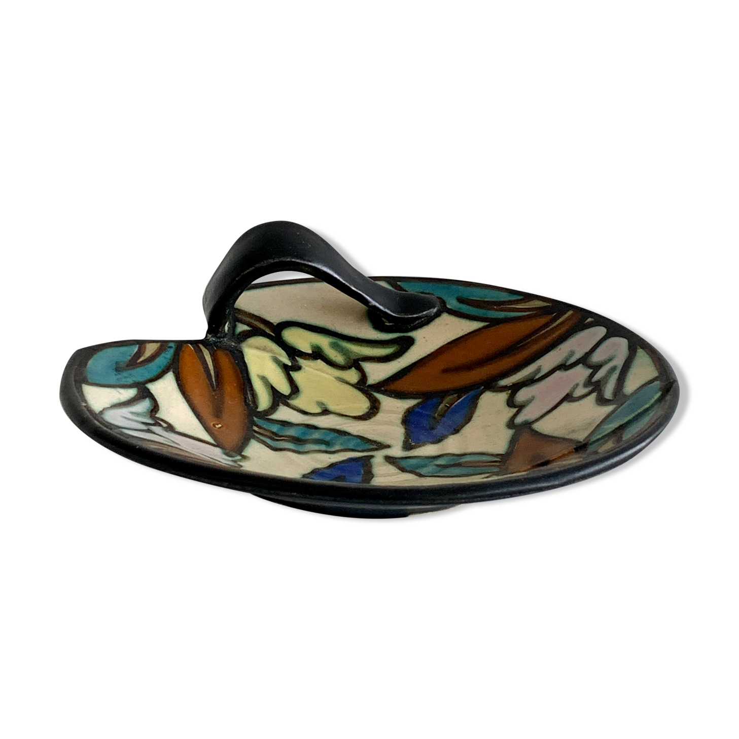 Ceramics Montoise empty art deco pockets