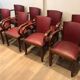 Rare set of 8 Art Deco armchairs.